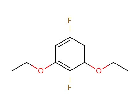 Molecular Structure of 96631-23-1 (Benzene, 1,3-diethoxy-2,5-difluoro- (9CI))