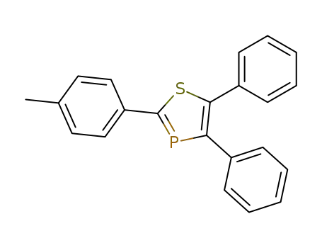 Molecular Structure of 113347-86-7 (1,3-Thiaphosphole, 2-(4-methylphenyl)-4,5-diphenyl-)