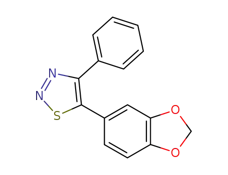 1,2,3-Thiadiazole, 5-(1,3-benzodioxol-4-yl)-4-phenyl-