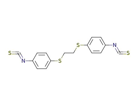 Molecular Structure of 93065-85-1 (Benzene, 1,1'-[1,2-ethanediylbis(thio)]bis[4-isothiocyanato-)