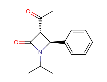 (3R,4R)-3-Acetyl-4-phenyl-1-(propan-2-yl)azetidin-2-one