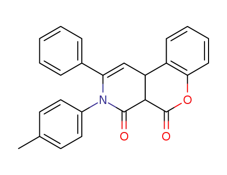 2-Phenyl-3-p-tolyl-4a,10b-dihydro-3H-chromeno[3,4-c]pyridine-4,5-dione
