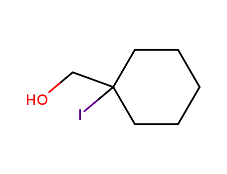 Molecular Structure of 142282-75-5 (Cyclohexanemethanol, 1-iodo-)