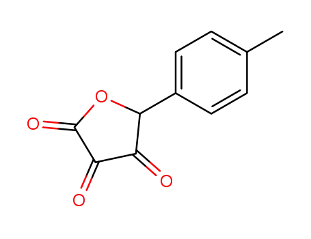 Molecular Structure of 80913-90-2 (5-(4-methylphenyl)furan-2,3,4(5H)-trione)