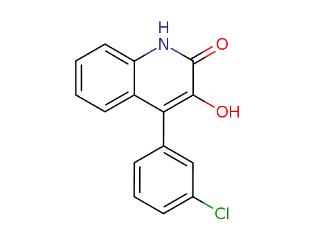2(1H)-Quinolinone, 4-(3-chlorophenyl)-3-hydroxy-