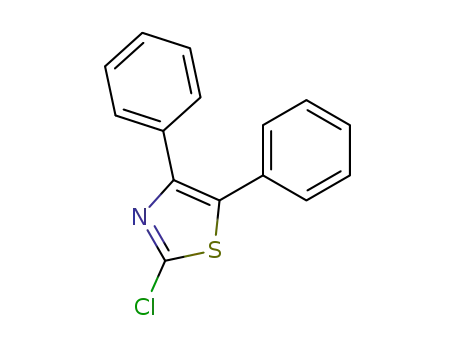 Molecular Structure of 27089-05-0 (Thiazole, 2-chloro-4,5-diphenyl-)