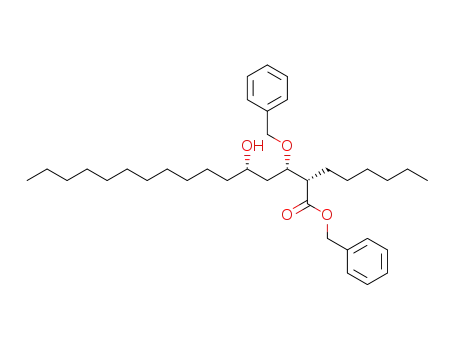 Benzyl (2S,3S,5S)-2-Hexyl-3-benzyloxy-5-hydroxyhexadecanoate