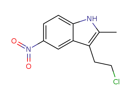 3-(2-chloro-ethyl)-2-methyl-5-nitro-indole