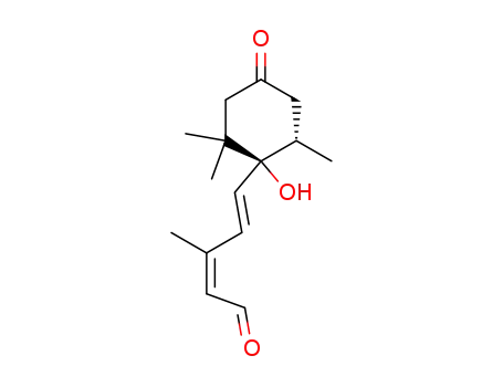 (+)-4(1E,3Z)-(4S,5S)-4-hydroxy-4-(3-methyl-5-oxo-1,3-pentadienyl)-3,3,5-trimethylcyclohexanone