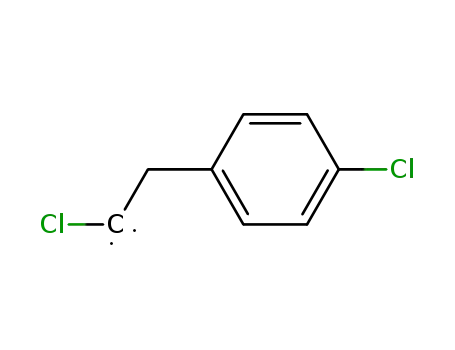 Molecular Structure of 88211-10-3 (Ethylidene, 1-chloro-2-(4-chlorophenyl)-)