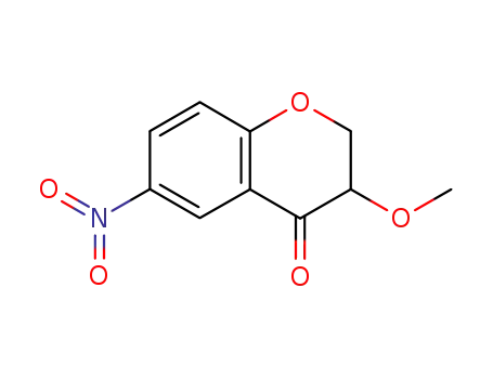 2,3-Dihydro-3-methoxy-6-nitro-4H-1-benzopyran-4-one