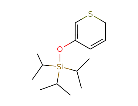 Molecular Structure of 137812-12-5 (Silane, tris(1-methylethyl)(2H-thiopyran-5-yloxy)-)