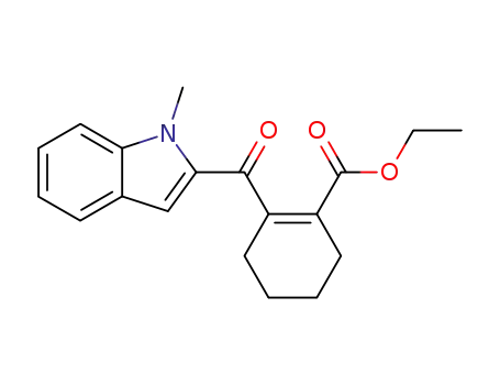 2-Carbethoxyclohexen-1-yl 1-methylindol-2-yl ketone