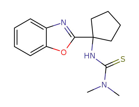 N-<1-(1,3-benzoxazol-2-yl)-cyclopentyl>-N',N'-dimethylthiourea