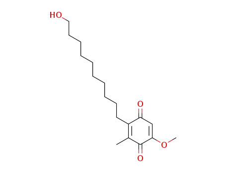 6-(10-hydroxydecyl)-3-methoxy-5-methyl-1,4-benzoquinone