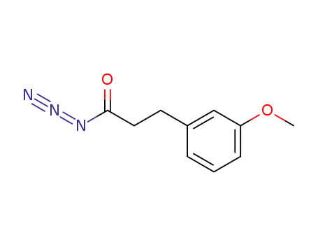 Molecular Structure of 163713-49-3 (3-(3-Methoxy-phenyl)-propionyl azide)
