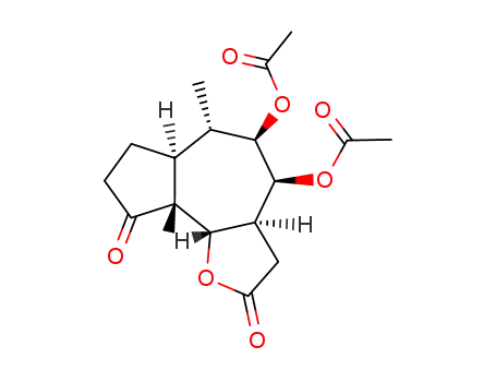Acetic acid (3aS,4S,5R,6S,6aS,9aR,9bS)-5-acetoxy-6,9a-dimethyl-2,9-dioxo-dodecahydro-azuleno[4,5-b]furan-4-yl ester