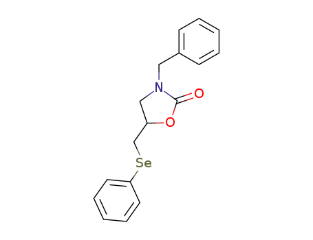 3-Benzyl-5-phenylselanylmethyl-oxazolidin-2-one