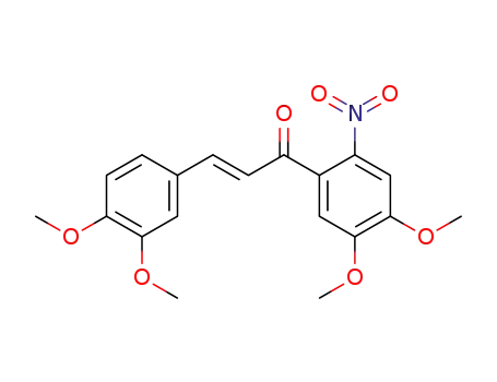 6'-nitro-3.4.4'.5'-tetramethoxy-<i>trans</i>-chalcone