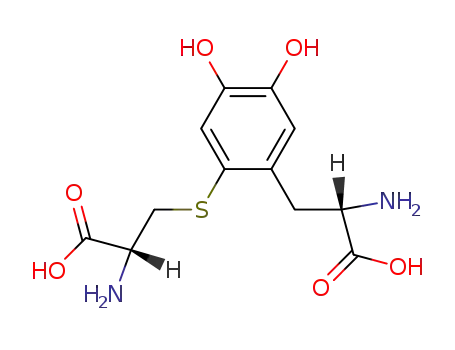 Molecular Structure of 64003-39-0 (6-S-cysteinyldopa)