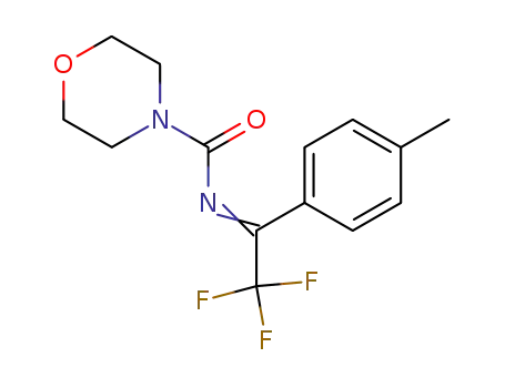 4-Morpholinecarboxamide,
N-[2,2,2-trifluoro-1-(4-methylphenyl)ethylidene]-