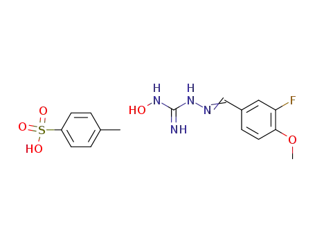 1-[(E)-(3-fluoro-4-methoxy-phenyl)methyleneamino]-3-hydroxy-guanidine