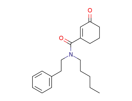 1-Cyclohexene-1-carboxamide, 3-oxo-N-pentyl-N-(2-phenylethyl)-