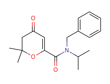 2H-Pyran-6-carboxamide,
3,4-dihydro-2,2-dimethyl-N-(1-methylethyl)-4-oxo-N-(phenylmethyl)-