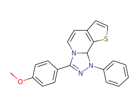 3-(4-Methoxy-phenyl)-1-phenyl-1,9b-dihydro-thieno[2,3-c][1,2,4]triazolo[4,3-a]pyridine