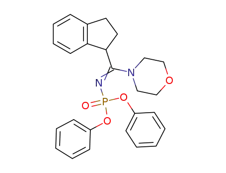[1-Indan-1-yl-1-morpholin-4-yl-meth-(Z)-ylidene]-phosphoramidic acid diphenyl ester