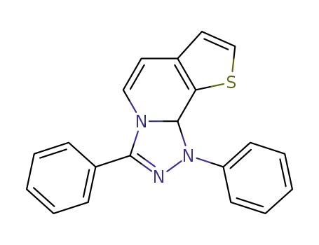 1,3-Diphenyl-1,9b-dihydro-thieno[2,3-c][1,2,4]triazolo[4,3-a]pyridine