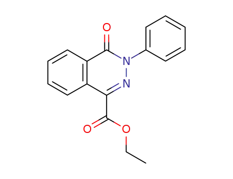 Molecular Structure of 40849-07-8 (4-oxo-3-phenyl-3,4-dihydro-phthalazine-1-carboxylic acid ethyl ester)