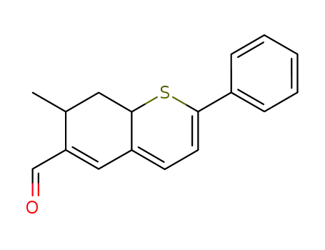 7-Methyl-2-phenyl-8,8a-dihydro-7H-thiochromene-6-carbaldehyde
