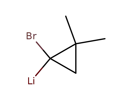 Molecular Structure of 55264-73-8 (Lithium, (1-bromo-2,2-dimethylcyclopropyl)-)