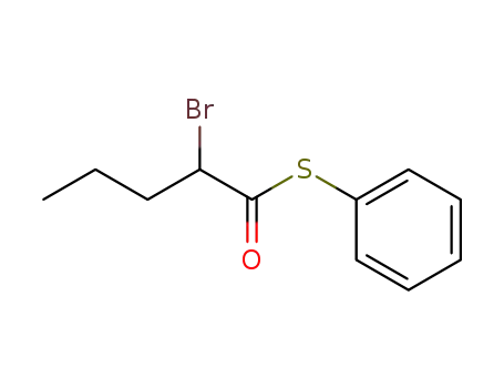α-bromo phenyl thiopentanoate