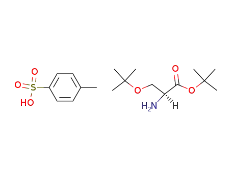 Molecular Structure of 95525-80-7 (Ser(tBu).OtBu p-toluenesulphonate)