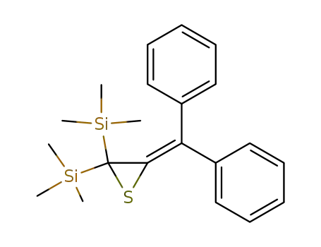 3-Benzhydrylidene-2,2-bis-trimethylsilanyl-thiirane