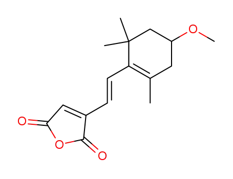 2,5-Furandione,
3-[2-(4-methoxy-2,6,6-trimethyl-1-cyclohexen-1-yl)ethenyl]-, (E)-