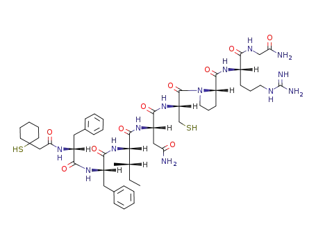 Molecular Structure of 86785-86-6 (argipressin, 1-deaminopentamethylene-Phe(2)-Ile(4)-)