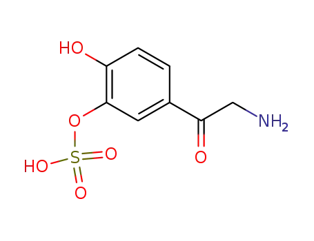 Molecular Structure of 80098-03-9 (noradrenalone-3-O-sulfate)
