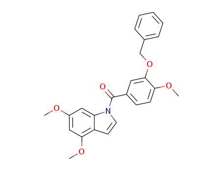 1-(3'-benzyloxy-4'-methoxybenzoyl)-4,6-dimethoxyindole