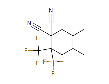 3,4-dimethyl-6,6-bis(trifluoromethyl)cyclohex-3-ene-1,1-dicarbonitrile