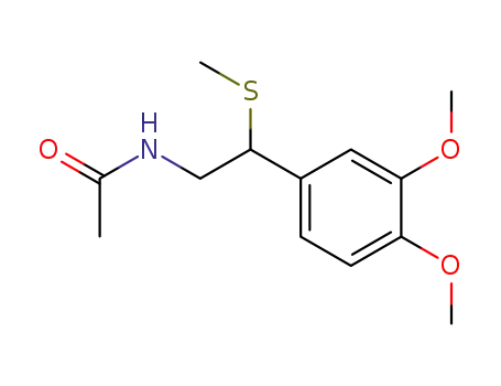 N-<2-(3,4-dimethoxyphenyl)-2-(methylthio)ethyl>acetamide