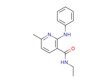 Nicotinamide, 2-anilino-N-ethyl-6-methyl-