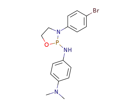 N-[3-(4-Bromo-phenyl)-[1,3,2]oxazaphospholidin-2-yl]-N',N'-dimethyl-benzene-1,4-diamine