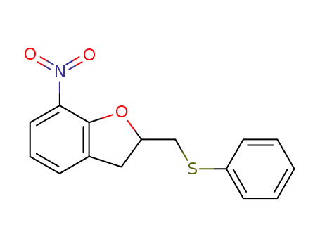 7-nitro-2-(phenylthiomethyl)-2,3-dihydrobenzofuran