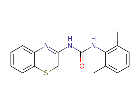 Molecular Structure of 108176-70-1 (1-(2H-1,4-benzothiazin-3-yl)-3-(2,6-dimethylphenyl)urea)