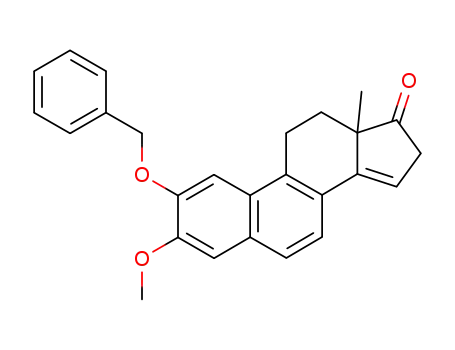 (+/-)-2-benzyloxy-3-methoxyestra-1,3,5<sup>(10)</sup>,6,8,14-hexaen-17-one