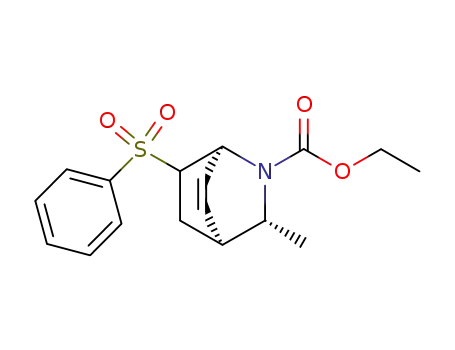 ethyl 3-methyl-7-(phenylsulfonyl)-2-azabicyclo[2.2.2]oct-5-ene-2-carboxylate