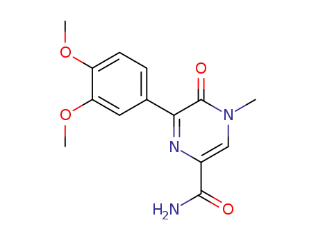 3-carbamoyl-5-(3,4-dimethoxyphenyl)-1-methyl-1,6-dihydropyrazin-6-one